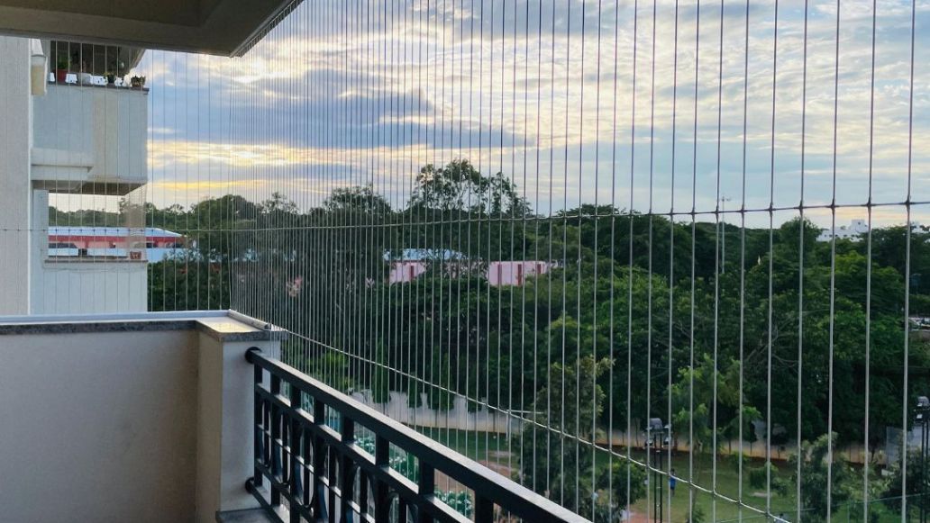 invisible grills for balconies
