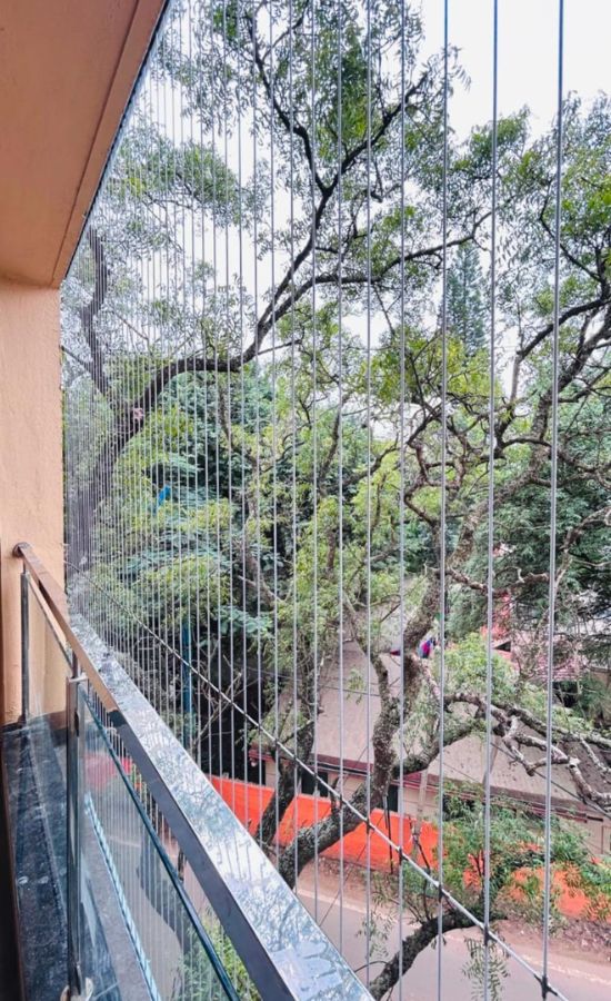 Transparent Grills in Bangalore | Call 9900767340 | AV Safety Nets Transparent Grills